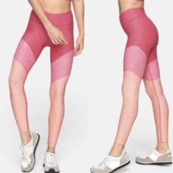 Outdoor Voices 7/8 Leggings Pockets Stretch‎ Yoga Gym Spring Pink Women XL NWOT - Picture 5 of 11